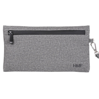 HMF 44212 Geruchsdichte Tabaktasche, Leckerlibeutel für Hunde, Polyester, Größe M, Grau