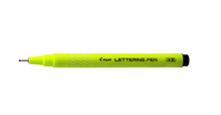 Fineliner Lettering Pen 10, Kalligrafie-Stift, Keilspitze, 1.0mm (F), Schwarz