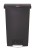 Slim Jim Step - On Abfallbehälter aus Kunststoff mit Pedal an der Breitseite , 50 Liter Farbe schwarz