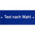 Thermograv-Schild, mit Beschriftung nach Wahl, Größe (BxH): 7,2 x 4,0 cm Version: 06 - himmelblau (RAL 5015) / Kern weiß