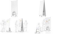magnetoplan Design-Thinking Whiteboard-Set, weiß (70002246)