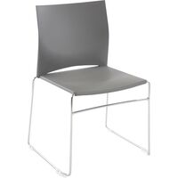 Produktbild zu TOPSTAR Besucherstuhl Web-Chair grau/verchromt