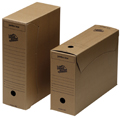 Loeff's boîte d'archivage Jumbo box, carton ondulé, marron, paquet de 8 pièces