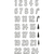 Produktfoto: Clear Stamps - Zahlen 1-24 Zuckerstange
