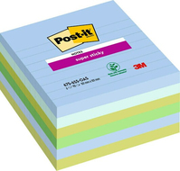 3M 7100259320 karteczka samoprzylepna Kwadrat Niebieski, Zielony 90 ark. Samoprzylepny