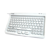 Accuratus KYBNA-SIL-MINCWH teclado USB QWERTY Inglés del Reino Unido Blanco