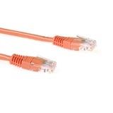 ACT UTP Cable Cat5E Orange 0.5m Netzwerkkabel 0,5 m