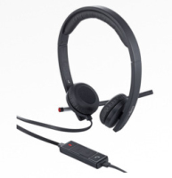 Fujitsu H650e Kopfhörer Kabelgebunden Kopfband Anrufe/Musik Schwarz