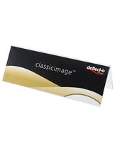 Deflecto 48601 nameplate Plastic Rectangle