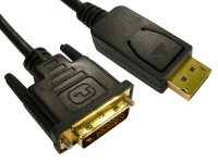 Cables Direct Display Port/DVI-D, 5m DisplayPort Black