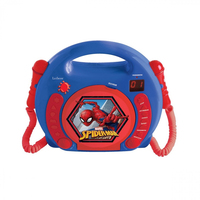 Lexibook Spiderman Reproductor de CD portátil Azul, Rojo