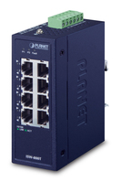PLANET ISW-800T netwerk-switch Unmanaged L2 Fast Ethernet (10/100) Blauw