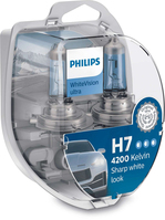 Philips WhiteVision ultra 12972WVUSM bombilla para faros delanteros de coches