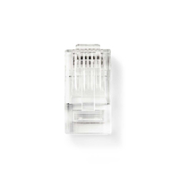 Nedis CCGP89301TP kabel-connector RJ45 Transparant