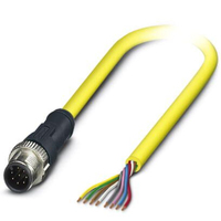 Phoenix Contact 1406092 kábel érzékelőhöz és működtető szervhez 10 M Sárga