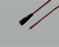 BKL Electronic 072078 câble électrique Noir, Rouge 2 m