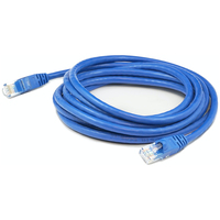 AddOn Networks 7ft RJ-45 (Male) to RJ-45 (Male) Straight Blue Cat6 UTP PVC Copper Patch Cable