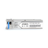 ATGBICS JD098B HPE Compatible Transceiver SFP 1000Base-BX-U (Tx1310nm/Rx1490nm, 10km, SMF, DOM)