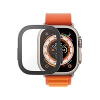 PanzerGlass ® Displayschutz Full Body mit D3O® Apple Watch Ultra | 49mm | Schwartz