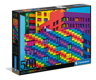 Clementoni Squares - ColorBoom Puzzle rompecabezas 500 pieza(s) Edificios