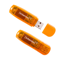 Intenso Rainbow Line 64GB Orange 2er unità flash USB USB tipo A 2.0 Arancione