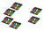 3M FT600002966 zelfklevend notitiepapier Rechthoek Blauw, Groen, Rood, Geel 35 vel Zelfplakkend