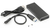 CoreParts MSUB2340 Speicherlaufwerksgehäuse SSD-Gehäuse Schwarz