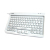Accuratus KYBNA-SIL-MINCWH tastiera USB QWERTY Inglese UK Bianco