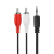 PureLink LP-AC030-015 Audio-Kabel 1,5 m 2 x RCA 3.5mm Schwarz, Weiß, Rot