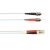 Black Box 1m, ST/LC InfiniBand/fibre optic cable OFNP OM3 Aqua colour