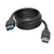 Tripp Lite U320-003-BK USB cable 0.9 m USB 3.2 Gen 1 (3.1 Gen 1) USB A Black