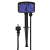 LogiLink LPS214 power extension 2 m 2 AC outlet(s) Outdoor Black,Blue