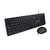 V7 CKU350US toetsenbord Inclusief muis USB QWERTY Amerikaans Engels Zwart