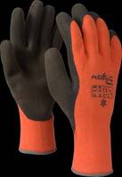 5-Finger Winterhandschuh Towa Power Grab Thermo 335, Gr. 8 orange/braun, Latexbeschichtung, Strickbund, EN 388 Kat.2, EN