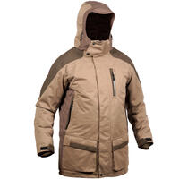 Warm Silent Waterproof Hunting Jacket 520 - Brown - 2XL