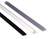 Durable SPINE BAR 100 Sheet Binding Bar for Unpunched Docs | 25 Pack | A4 Black
