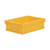 11L Euro Stacking Container - Solid Sides & Base - 400 x 300 x 120mm - Yellow