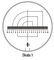 SCHWEIZER 09450 Messskala Tech-Line Skala-Ø 25/2,5 mm Duo-Skala 1 - Standard