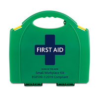 BS8599 - 1 SMALL WORKPLACE GLOW IN THE DARK FIRST AID KIT