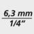 Artikeldetailsicht GEDORE GEDORE Steckschlüsseleinsatz 1/4" Nr. 20- 6-kant 12 mm