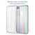 NALIA Tempered Glass Case compatible with iPhone SE 2022 / SE 2020 / 8 / 7, Iridescent Holographic Hard Cover with Silicone Bumper, Transparent Shockproof & Scratch-Resistent Mo...