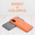 NALIA Neon Handy Hülle für Samsung Galaxy S20 Plus, Silikon Case Phone Cover Orange