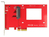 PCIe x4 an U.2 Slot NVMe, Delock® [89469]