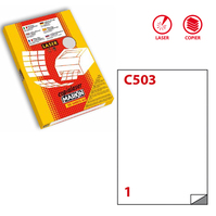 Etichette Adesive in Poliestere Markin - A4 - 210x297 mm - 220LWMC503 (Bianco Op
