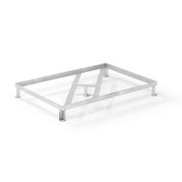 Steel base frame for GRP sump tray