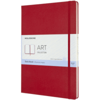 Skizzenbuch A4 165g/qm 48 Blatt Hardcover rot