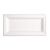 Fiesta Green Rectangular Plates in White - Compostable Bagasse - 258mm x 50