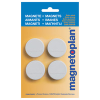 Magnet Discofix Magnum, auf Blisterkarte, Farbe weiss