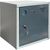 Cube lockers - 300 x 300 x 300mm, dark grey doors