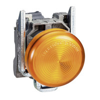 Leuchtmelder, rund Ø 22, IP65, gelb, Integral LED, 24 V, Schraubkl., ATEX